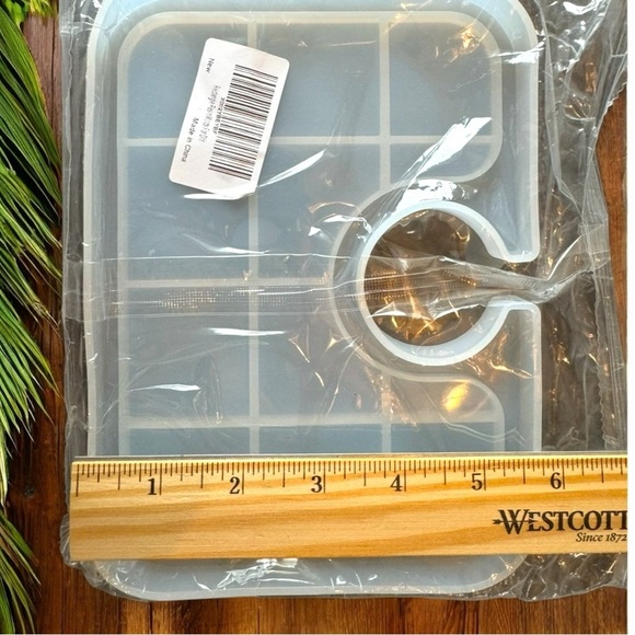 Silicone Resin Mold - Wine Glass Holder Tray - NEW - Picture 3 of 4